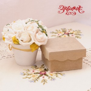 Шкатулка "Ванесса", мдф, 10х10х6 см - Заготовки для декупажа. Интернет-магазин Завиток